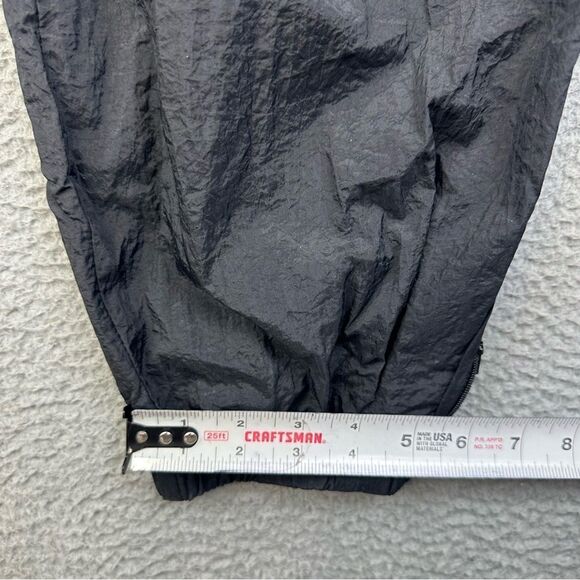 Vintage Nike Swooshy Pants Mens XXL Black Nylon Elastic Waist Joggers Activewear - Picture 12 of 15